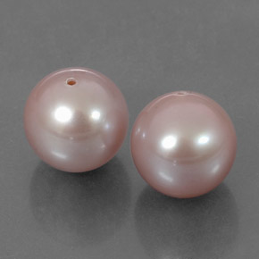 6.69カラットの天然オレンジピンクパール（7.88 mm・球体 / ボール）