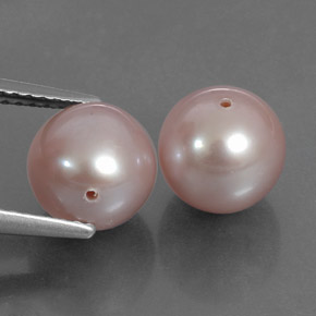 6.69カラットの天然オレンジピンクパール（7.88 mm・球体 / ボール）
