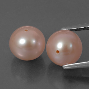 カラットの天然ピンクパール（7.90 mm・球体 / ボール）