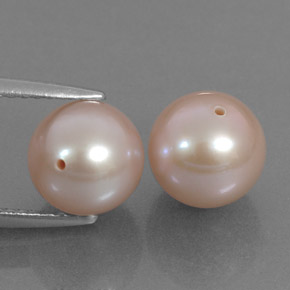 カラットの天然ピンクパール（7.81 mm・球体 / ボール）