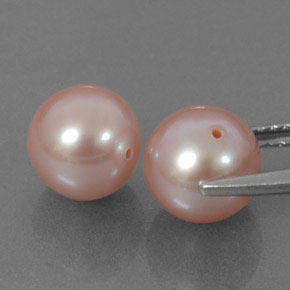 カラットの天然ピンクパール（7.73 mm・球体 / ボール）