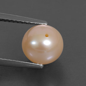 3.55カラットの天然クリームピンクパール（7.94 mm・球体 / ボール）