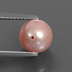 3.39カラットの天然ピンクパール（7.84 mm・球体 / ボール）