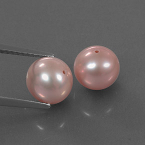 カラットの天然ピンクパール（7.72 mm・球体 / ボール）