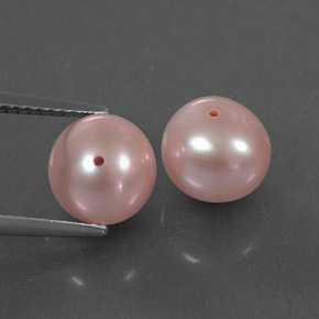 カラットの天然ピンクパール（8.04 mm・球体 / ボール）