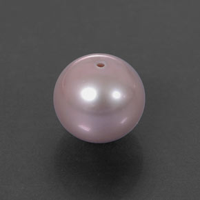 3.14カラットの天然ピンクがかったシルバーパール（7.79 mm・球体 / ボール）