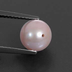 3.01カラットの天然ピンクパール（7.66 mm・球体 / ボール）