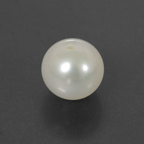 3.64カラットの天然シルバーホワイトパール（8.14 mm・球体 / ボール）