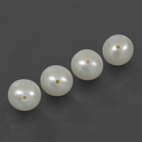カラットの天然シルバーホワイトパール（6.05 mm・球体 / ボール）