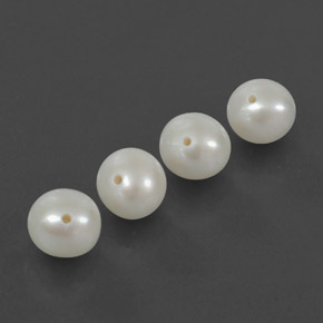 カラットの天然シルバーホワイトパール（6.20 mm・球体 / ボール）