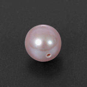 2.67カラットの天然シルバーピンクパール（7.31 mm・球体 / ボール）