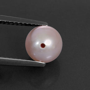 2.58カラットの天然シルバーピンクパール（7.25 mm・球体 / ボール）