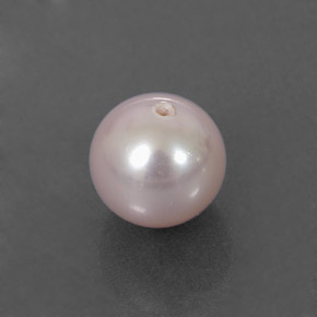 2.57カラットの天然シルバーピンクパール（7.24 mm・球体 / ボール）