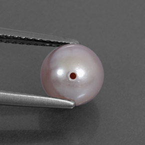 2.65カラットの天然シルバーピンクパール（7.32 mm・球体 / ボール）