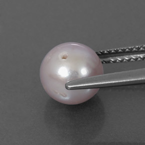 2.65カラットの天然シルバーピンクパール（7.32 mm・球体 / ボール）