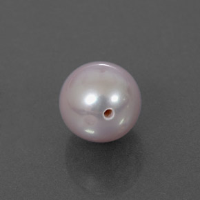 2.30カラットの天然シルバーピンクパール（6.93 mm・球体 / ボール）