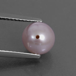 2.71カラットの天然シルバーピンクパール（7.35 mm・球体 / ボール）