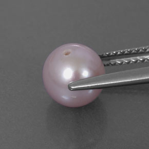 2.71カラットの天然シルバーピンクパール（7.35 mm・球体 / ボール）