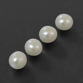 カラットの天然シルバーホワイトパール（5.98 mm・球体 / ボール）