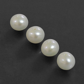 カラットの天然シルバーホワイトパール（5.98 mm・球体 / ボール）