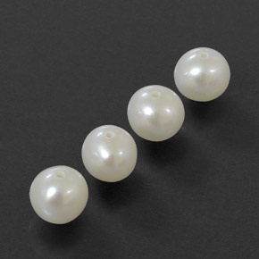 カラットの天然シルバーホワイトパール（6.01 mm・球体 / ボール）