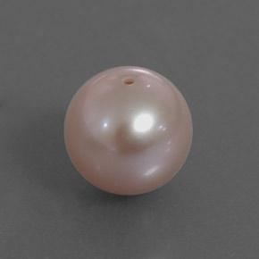 3.39カラットの天然シルバーピンクパール（7.95 mm・球体 / ボール）