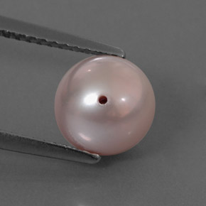 3.25カラットの天然シルバーピンクパール（7.78 mm・球体 / ボール）