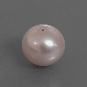 3.25カラットの天然シルバーピンクパール（7.78 mm・球体 / ボール）