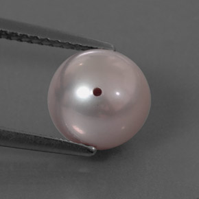 3.55カラットの天然シルバーピンクパール（7.93 mm・球体 / ボール）