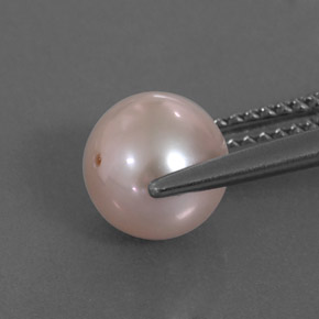 2.91カラットの天然シルバーピンクパール（7.49 mm・球体 / ボール）