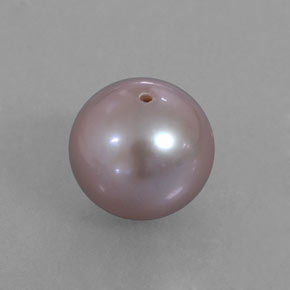 3.52カラットの天然灰色がかったピンクパール（7.85 mm・球体 / ボール）