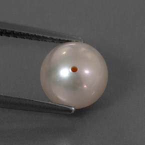 2.89カラットの天然クリームピンクパール（7.55 mm・球体 / ボール）