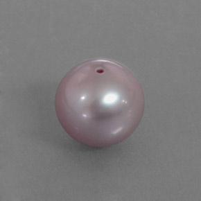 3.00カラットの天然シルバーピンクパール（7.60 mm・球体 / ボール）