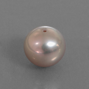 3.53カラットの天然ピンクがかったシルバーパール（8.05 mm・球体 / ボール）