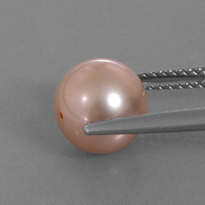 3.53カラットの天然シルバーピンクパール（8.07 mm・球体 / ボール）