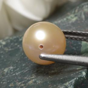3.52カラットの天然ピンクがかったシルバーパール（8.04 mm・球体 / ボール）