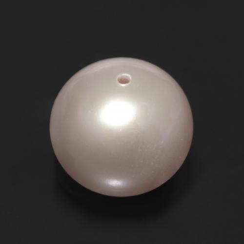 3.31カラットの天然オレンジピンクパール（7.78 mm・球体 / ボール）