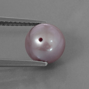 3.24カラットの天然ラベンダーパール（7.81 mm・球体 / ボール）