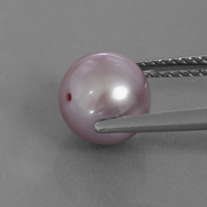 3.24カラットの天然ラベンダーパール（7.81 mm・球体 / ボール）