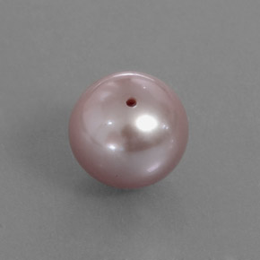 3.32カラットの天然灰色がかったピンクパール（7.85 mm・球体 / ボール）