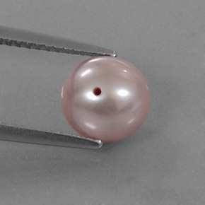 3.08カラットの天然シルバーピンクパール（7.75 mm・球体 / ボール）