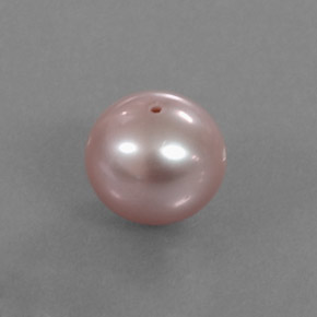 3.08カラットの天然シルバーピンクパール（7.75 mm・球体 / ボール）