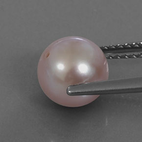3.21カラットの天然オレンジピンクパール（7.78 mm・球体 / ボール）