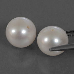カラットの天然シルバーホワイトパール（8.52 mm・球体 / ボール）