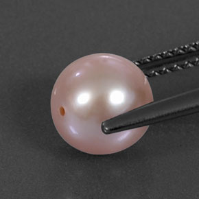 2.99カラットの天然シルバーピンクパール（7.57 mm・球体 / ボール）