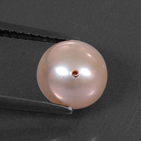 2.69カラットの天然クリームピンクパール（7.24 mm・球体 / ボール）