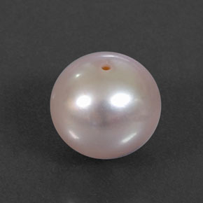 3.36カラットの天然シルバーピンクパール（7.75 mm・球体 / ボール）