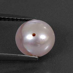 3.36カラットの天然シルバーピンクパール（7.75 mm・球体 / ボール）