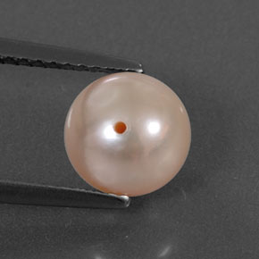2.94カラットの天然クリームピンクパール（7.54 mm・球体 / ボール）