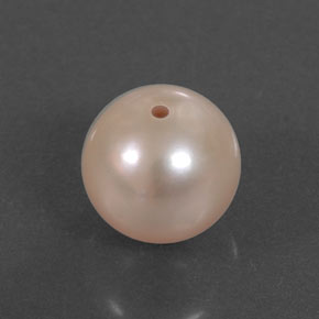 2.94カラットの天然クリームピンクパール（7.54 mm・球体 / ボール）